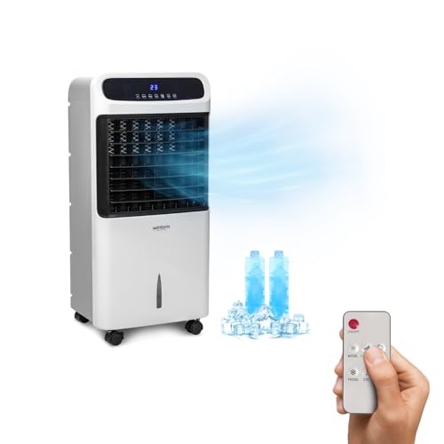 Climatizzatore Portatile 4-in-1 80/2000W: Riscaldamento, Raffreddamento, Umidificatore e Purificatore d'Aria, Facile da Spostare - Ideale per Stanze fino a 80m², 61x32x33cm - Prova pratica