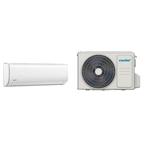COMFEE' Climatizzatore Monosplit 9000 BTU Inverter, 1 Unità Interna + 1 Unità Esterna, Condizionatore Fisso Classe di efficienza A++/A+, Kit Wi-Fi incluso, GAS R32, TROPICAL 9K - Design e materiali