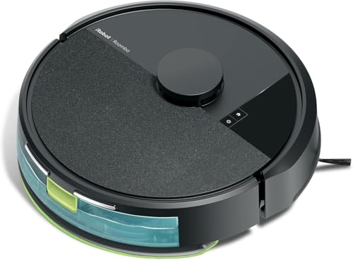 iRobot Roomba 105 Combo, Robot Aspirapolvere Lavapavimenti, Pulizia a 4 Fasi, Navigazione ClearView LiDAR, Rilevamento di Tappeti/Moquette, Pulizia Mirata, Controllo tramite App, Smoke - Prova pratica