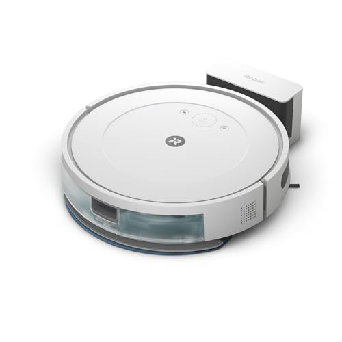 iRobot Roomba Combo Essential, Robot Aspirapolvere Lavapavimenti, Potente Aspirazione e Pulizia, Sistema di Pulizia a 4 fasi, Tre Livelli di Aspirazione, Controllabile Tramite App, Bianco - Design e materiali
