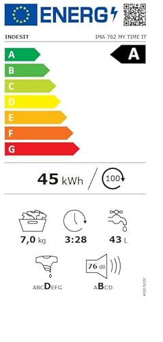 Lavatrice A Libera Installazione IMA 762 MY TIME IT Vapore, Carica Frontale, 1200 Giri, Cestello Spazioso da 7 Kg, Inverter, Rapida, Efficiente, Classe Energetica A - Dettaglio recensione 4