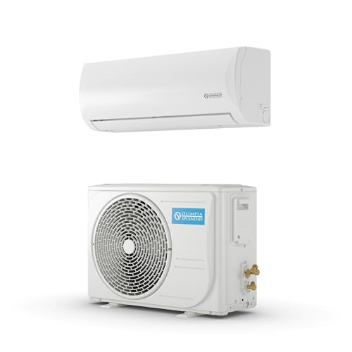 Olimpia Splendid, Mystral S1 E 12 Climatizzatore 12000 BTU / h Monosplit Inverter, Gas R32, Classe A++, Funzione Raffrescamento, Riscaldamento, Deumidificazione e Ventilazione, Wifi Integrato - Design e materiali