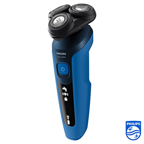 Philips S5466/18 - Rasoio Elettrico Serie 5000, Pelle Bagnata e Asciutta, Lame Auto-Affilanti ComfortTech, Testine per Contorno Viso a 360°, Display LED, Rifinitore ad Aggancio - Prova pratica