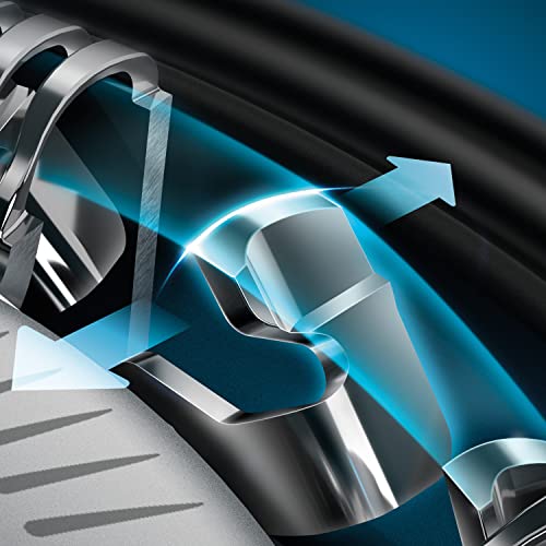 Philips S5466/18 - Rasoio Elettrico Serie 5000, Pelle Bagnata e Asciutta, Lame Auto-Affilanti ComfortTech, Testine per Contorno Viso a 360°, Display LED, Rifinitore ad Aggancio - Dettaglio recensione 4