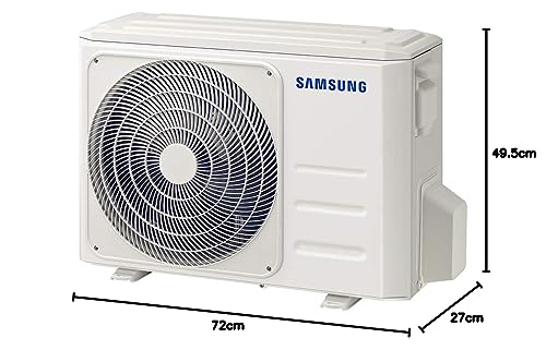Samsung Clima AR30 Malibu, Climatizzatore Monosplit in pompa di calore, 9000 BTU, GAS R32, AR09TXHQBWKNEU+AR09TXHQBWKXEU, [Classe di efficienza energetica A++/A+] - Funzionalità e accessori